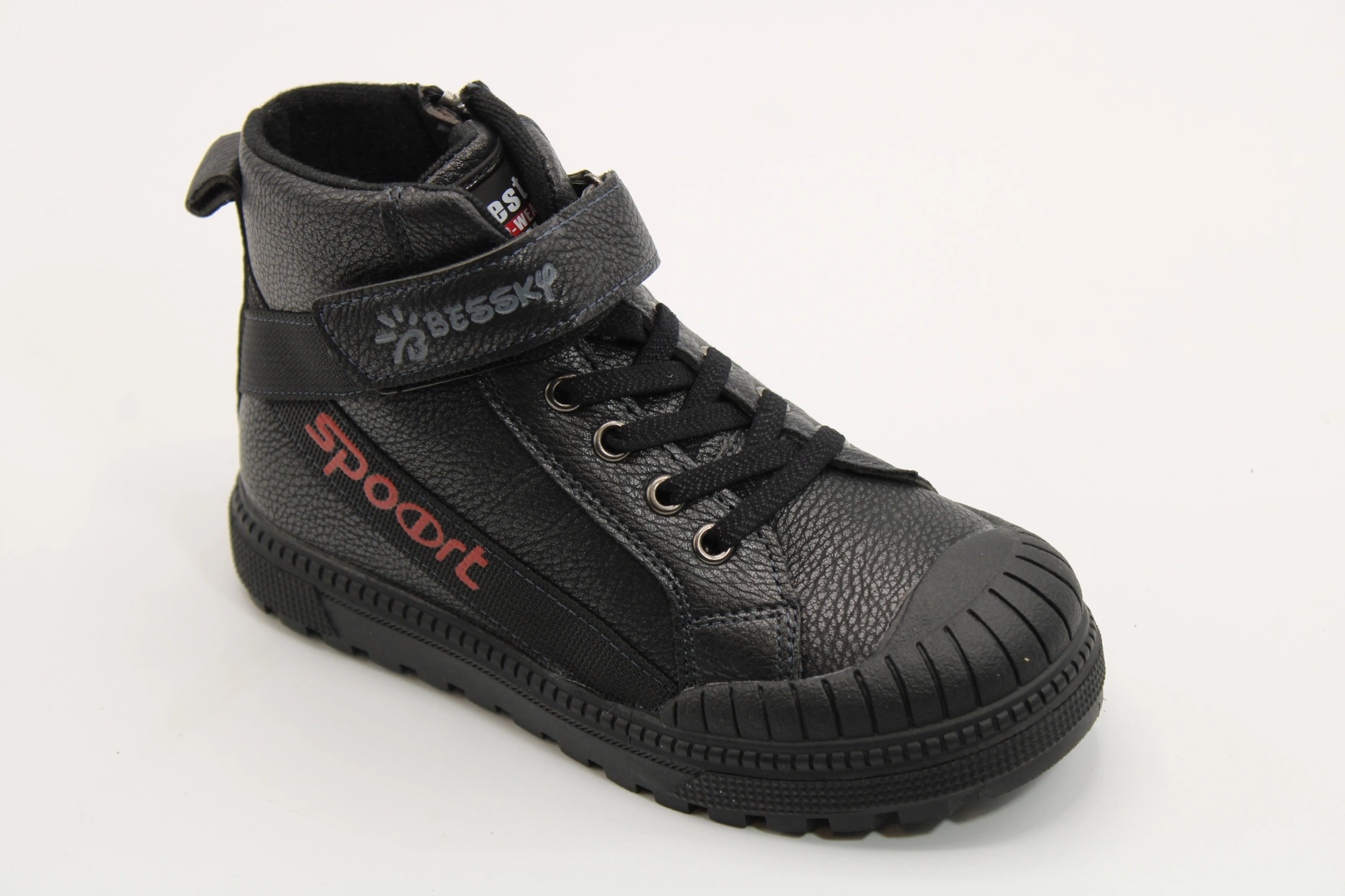 Детские ботинки черного цвета BESSKY BS05-804