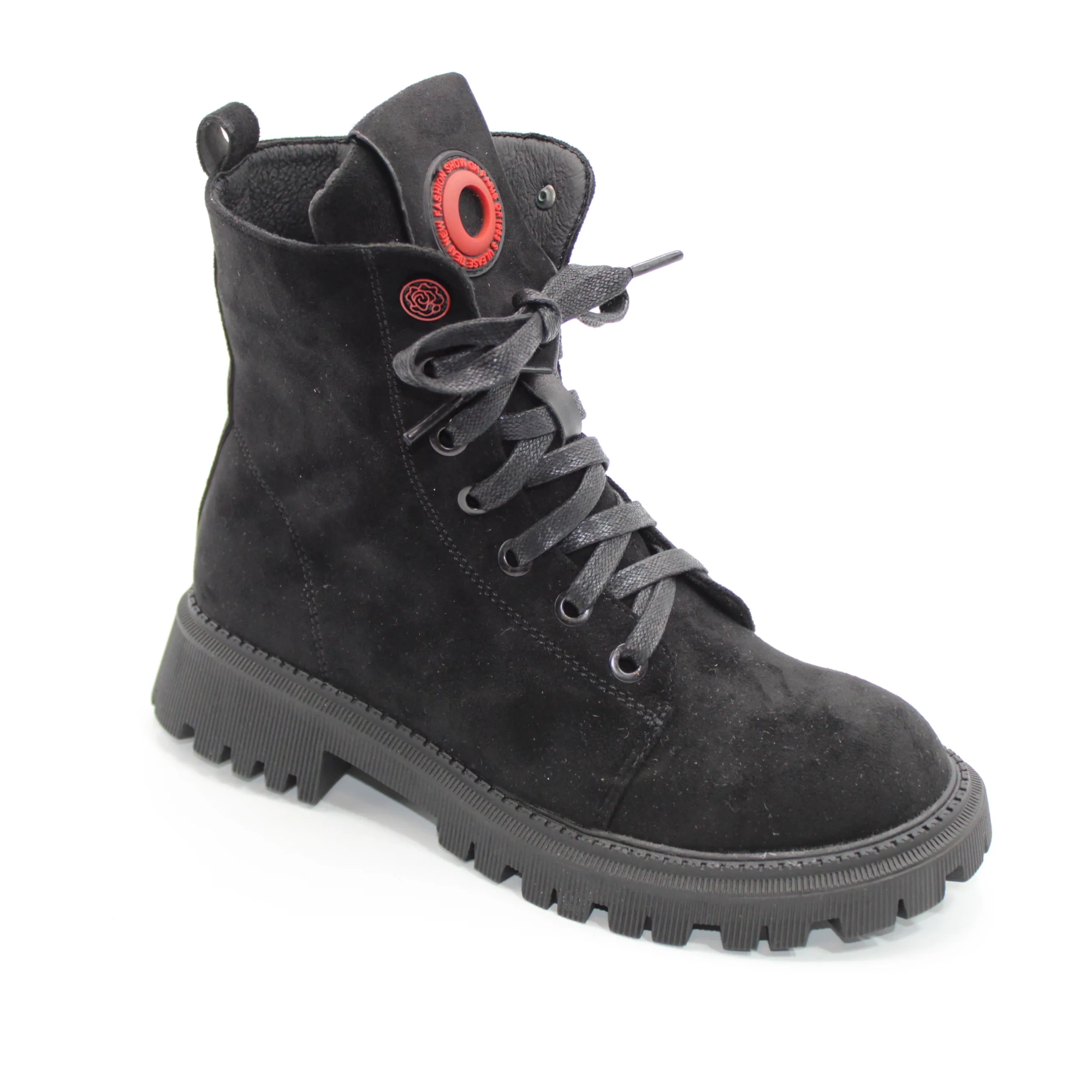 Детские ботинки черного цвета КАЛОРИЯ BS05-389