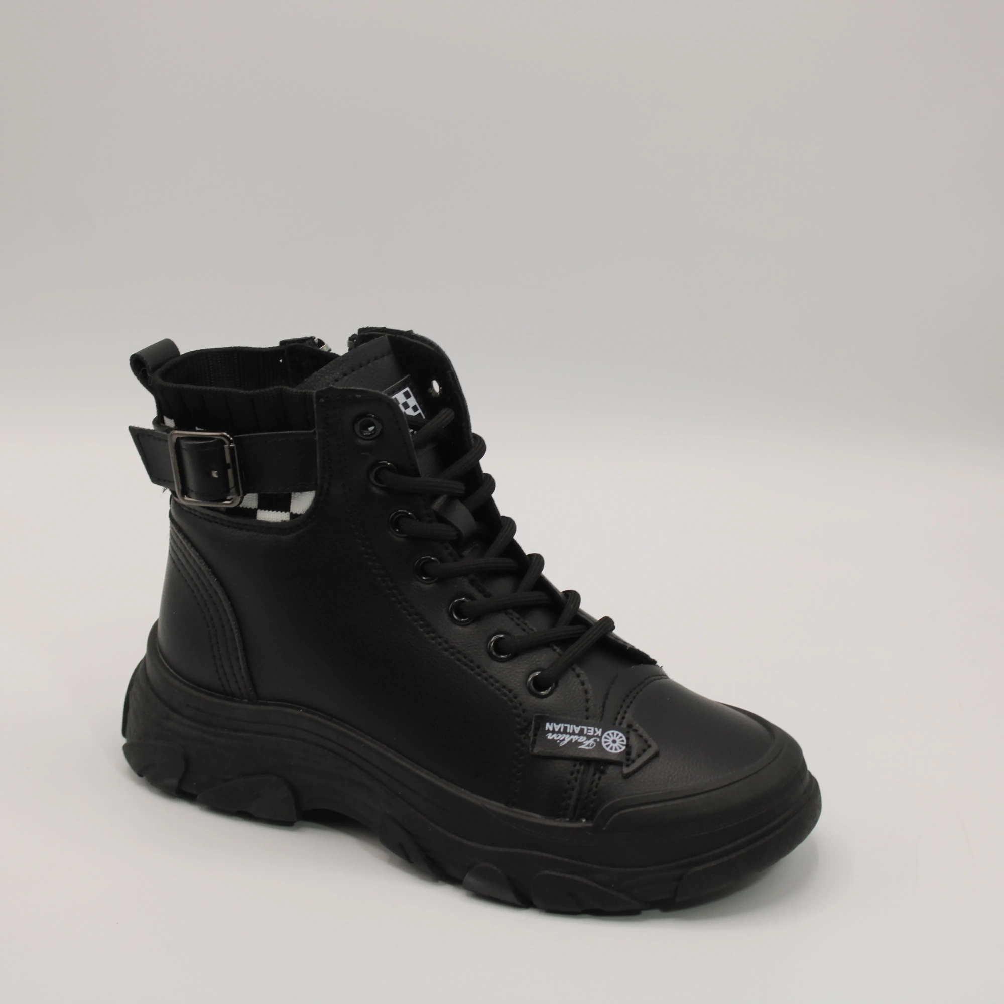 Женские ботинки черного цвета FASHION BS06-1708